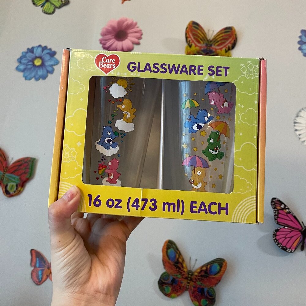 Disney Care Bears Glassware Set